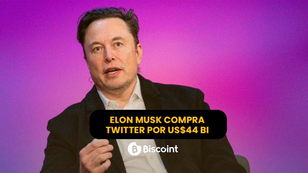 Elon Musk compra Twitter por 44 bilhões de dólares
