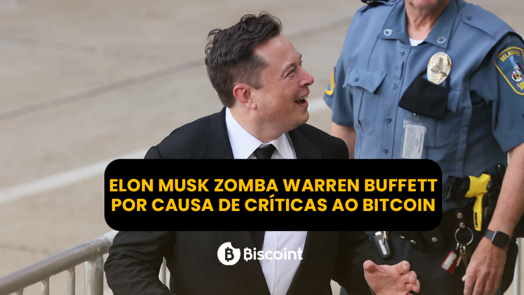 Elon Musk zomba Warren Buffett por causa de críticas ao Bitcoin